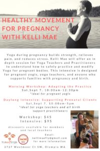 Healthy Movement For Pregnancy: Intensive @ True Self Yoga