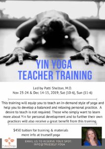 Yin Yoga Training