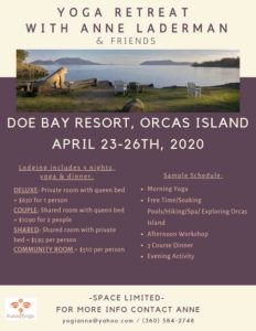 Yoga Retreat w/ Anne at Doe Bay Resort, Orcas Island @ Doe Bay Resort | Olga | Washington | United States