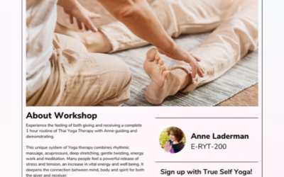 Thai Yoga Massage with Anne