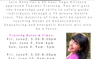 Gentle Yoga Training with Anne